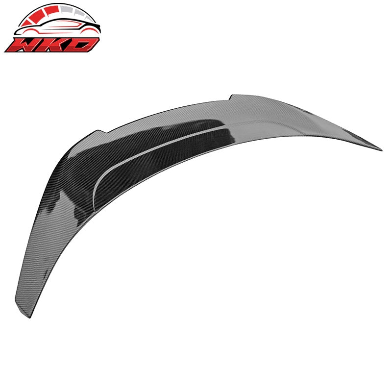 Fits 22-26 Toyota GR86/Subaru BRZ V Style Rear Trunk Spoiler Carbon Fiber Print