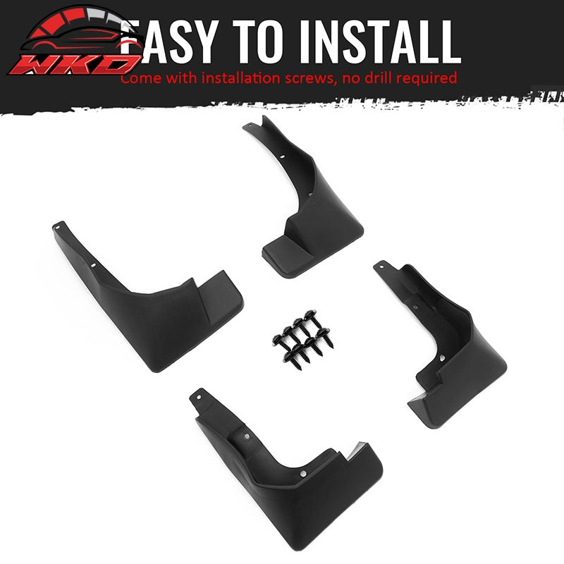 Fits 13-15 Toyota RAV4 Front & Rear Fender Mud Flaps Wheel Arch Splash Guards PP