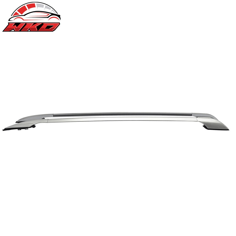 Fits 06-12 Toyota RAV4 OE Factory Style Silver Top Roof Rack Side Rail