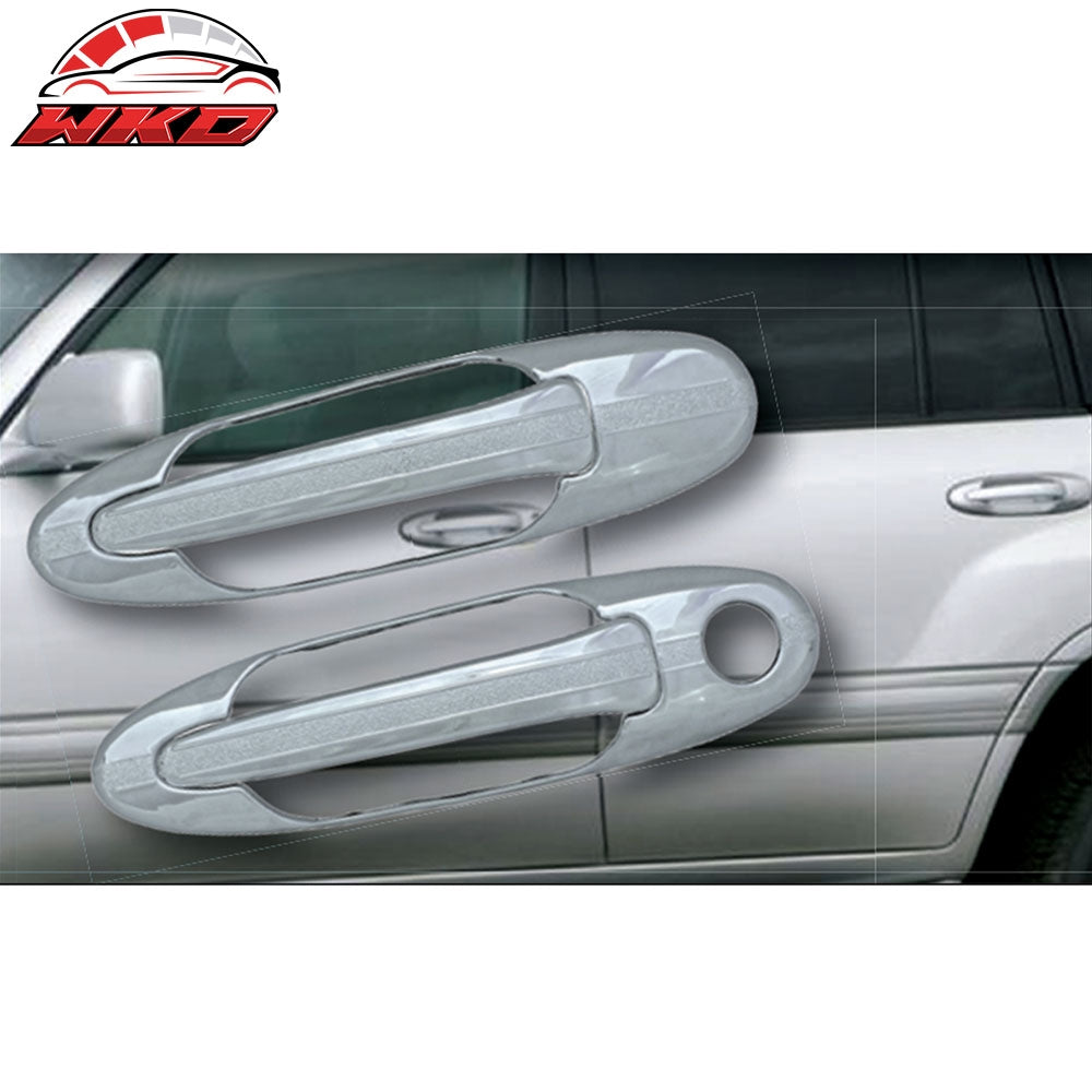 Fits 04-06 Toyota Tundra Double Land Cruiser 4PCS Door Handle Cover W/2-Keyhole