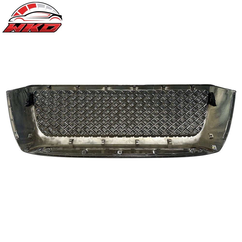 Fits 2007-2009 Toyota Tundra ABS Mesh Style Front Bumper Upper Grille Chrome