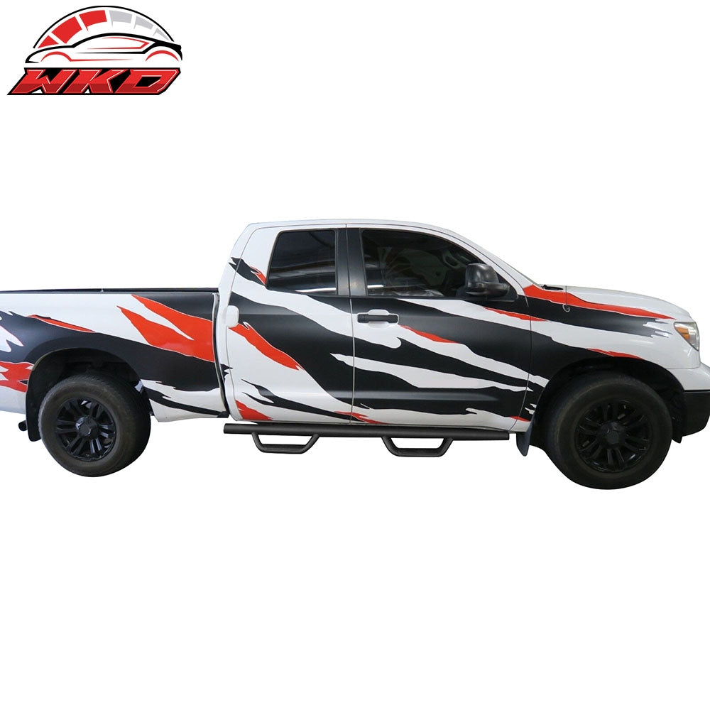 Fits 2007-2021 Toyota Tundra Double Cab 2PCS Running Boards Side Step Nerf Bars