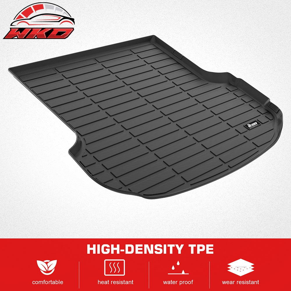 Fits 21-25 Genesis GV80 TPE All Weather Waterproof Rear Cargo Trunk Tray Mats