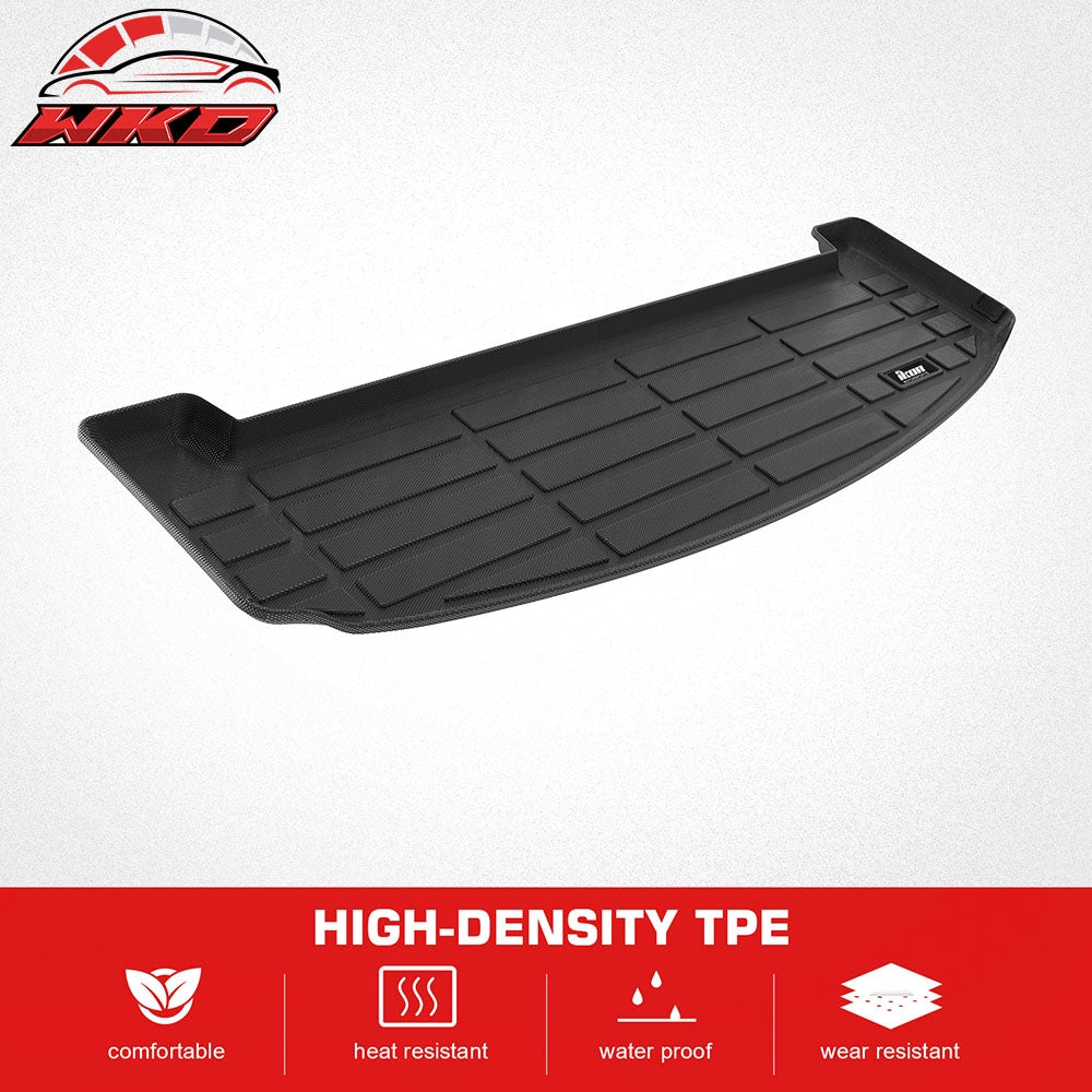 Fits 24-25 Hyundai Santa Fe TPE All Weather Waterproof Rear Cargo Trunk Tray Mat