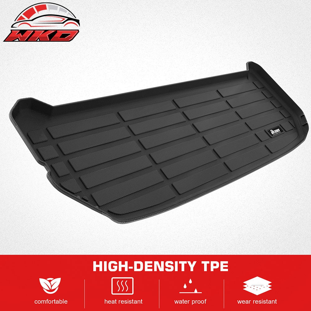 Fits 22-25 INFINITI QX60 TPE All Weather Waterproof Rear Cargo Trunk Tray Mats
