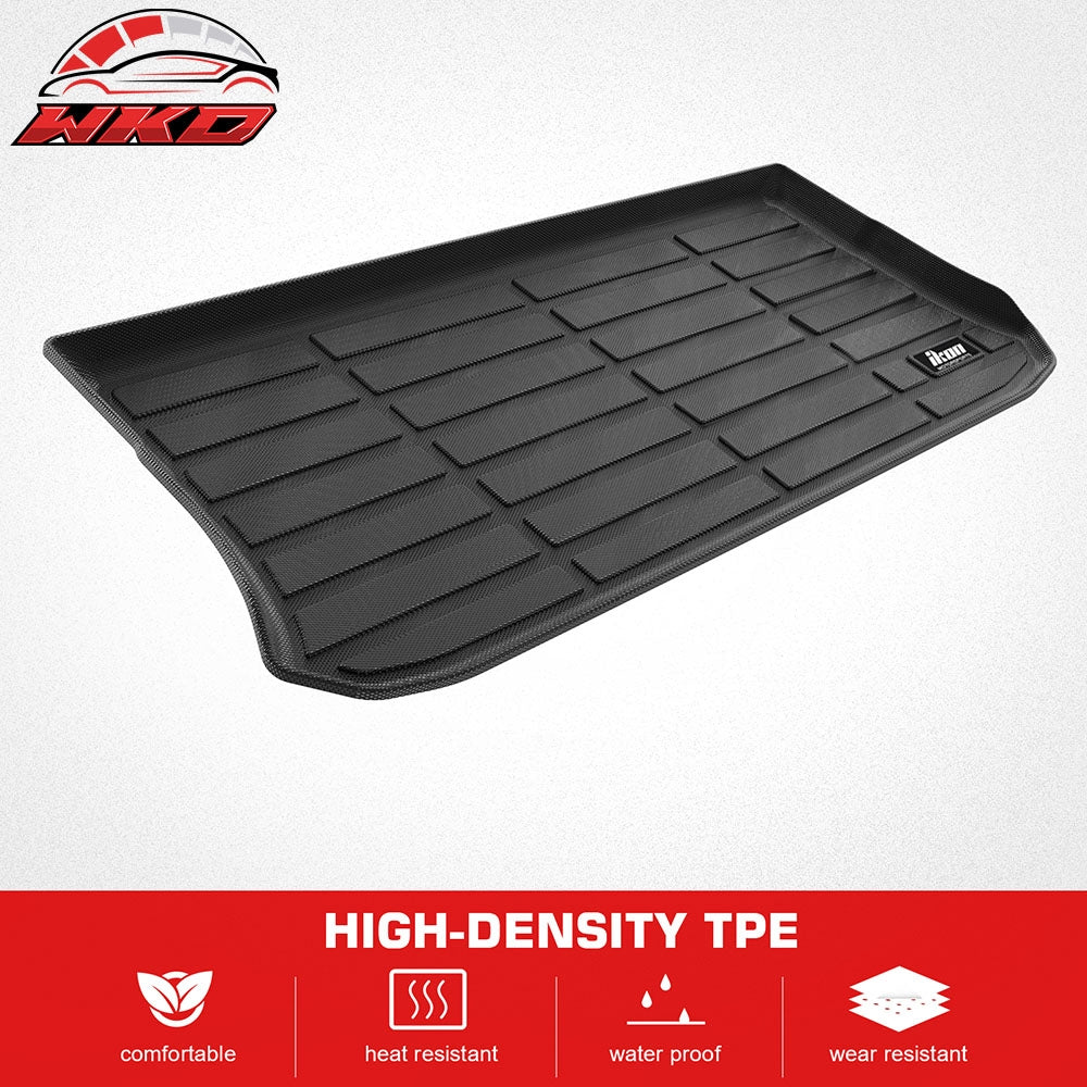 Fits 23-25 Benz X296 EQS SUV TPE All Weather Rear Cargo Liner Trunk Tray Mats