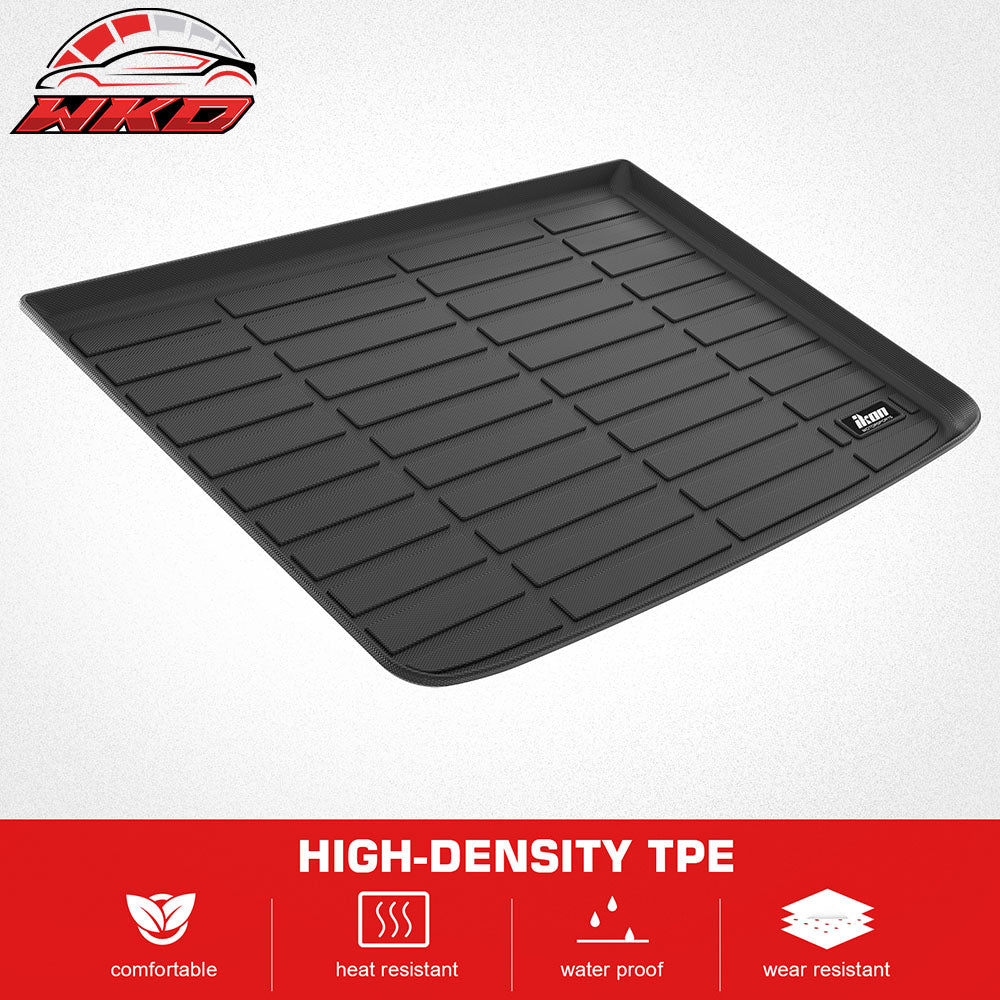 Fits 16-24 Mini Cooper Clubman F54 3D TPE All Weather Rear Cargo Trunk Tray Mats
