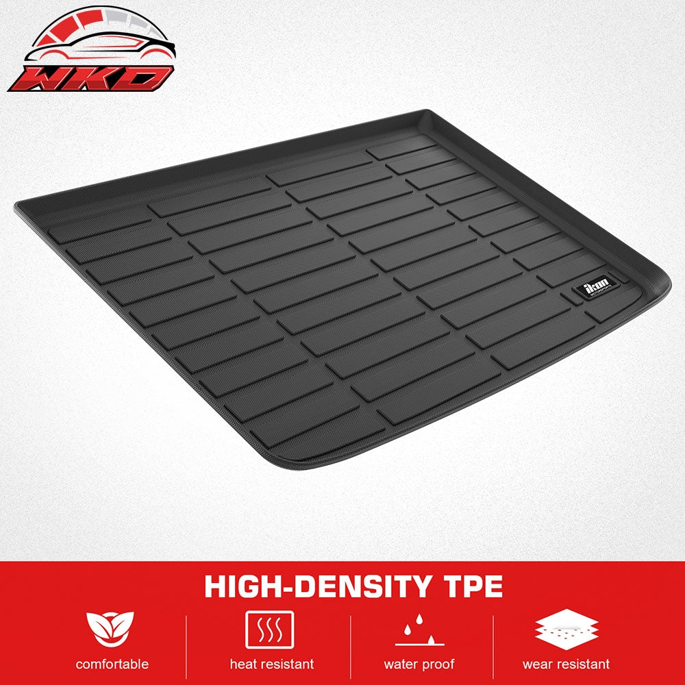Fits 16-24 Mini Cooper Clubman F54 3D TPE All Weather Rear Cargo Trunk Tray Mats
