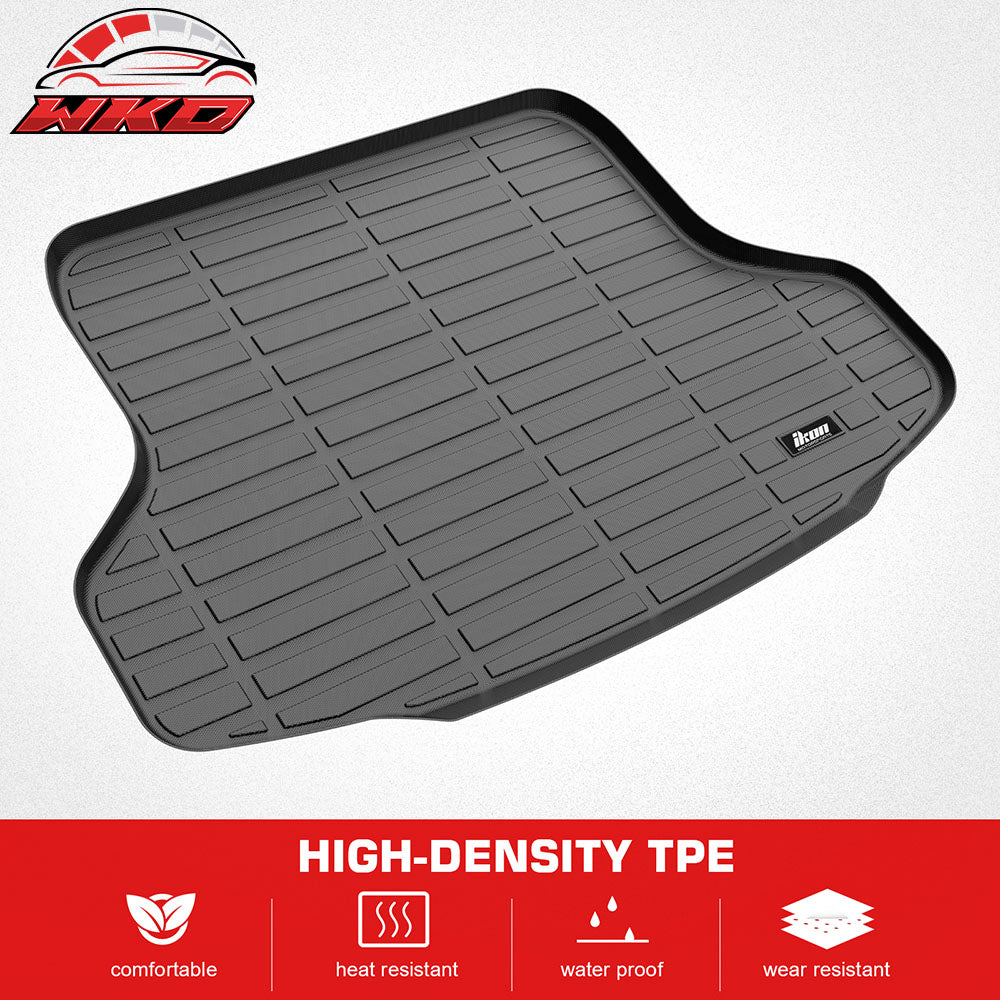 Fits 20-25 Nissan Sentra 3D TPE All Weather Rear Cargo Liner Trunk Tray Mats