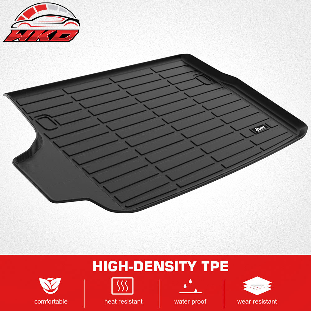 Fits 2025 Toyota 4Runner TPE All Weather Waterproof Rear Cargo Trunk Tray Mats