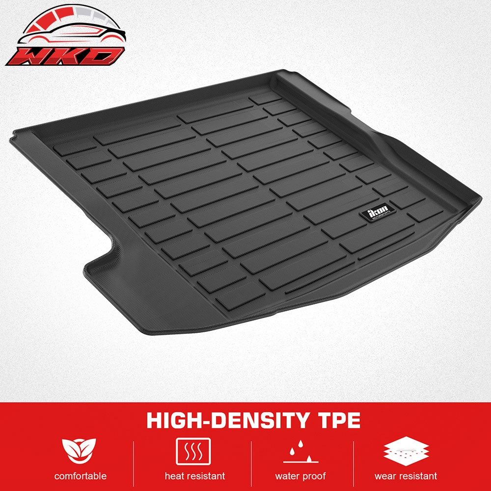 Fits 20-25 Toyota GR Supra TPE All Weather Waterproof Rear Cargo Trunk Tray Mats