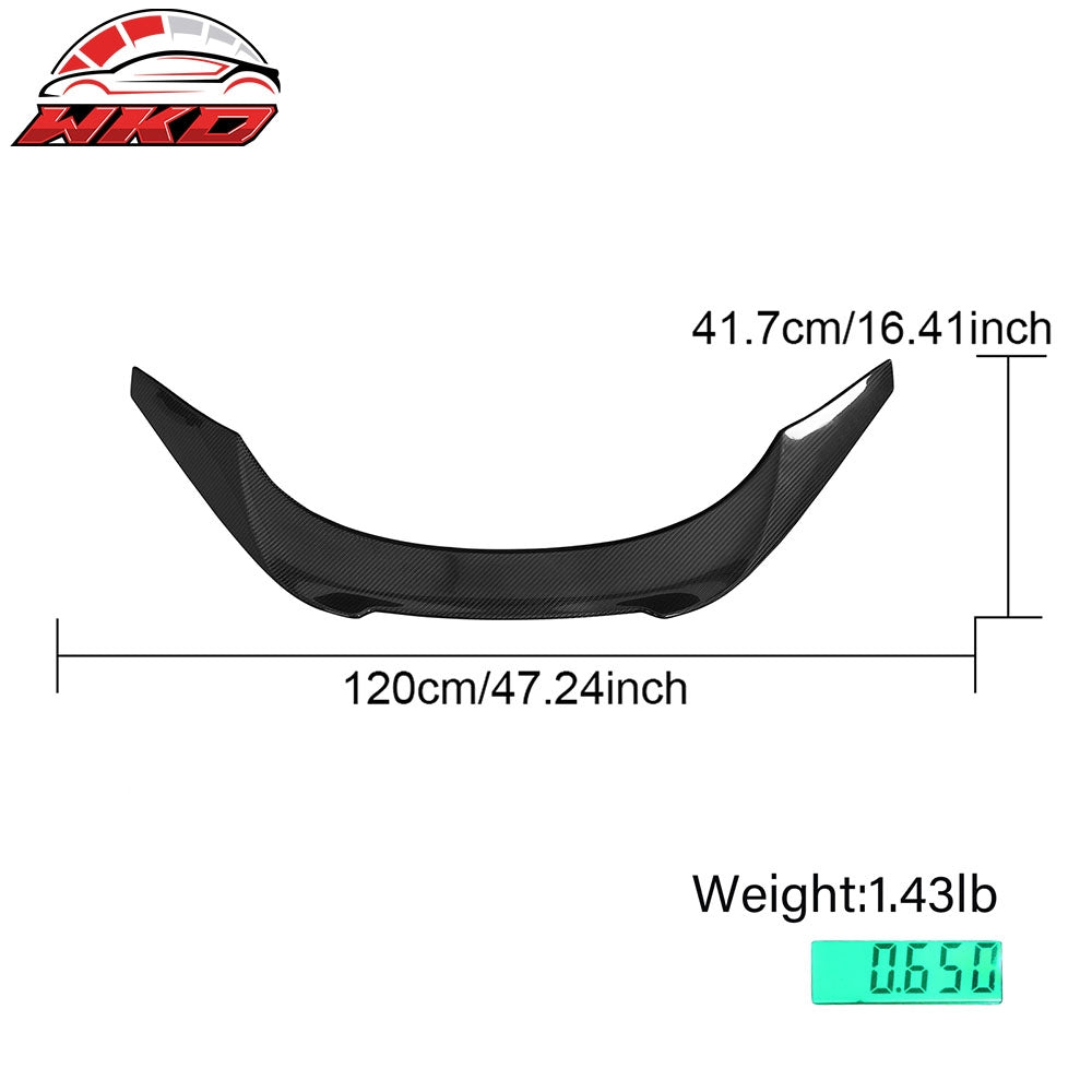 Fits 20-25 Toyota GR Supra A90 A91 V Style Trunk Spoiler Gloss Dry Carbon Fiber
