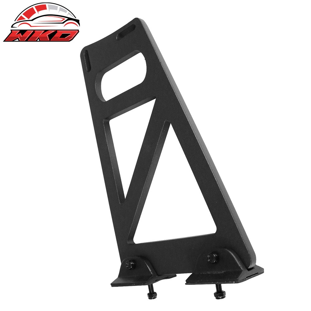Universal 56" Inch GT Style 3D Carbon Fiber Trunk Spoiler V1 Side Plates V6 Legs