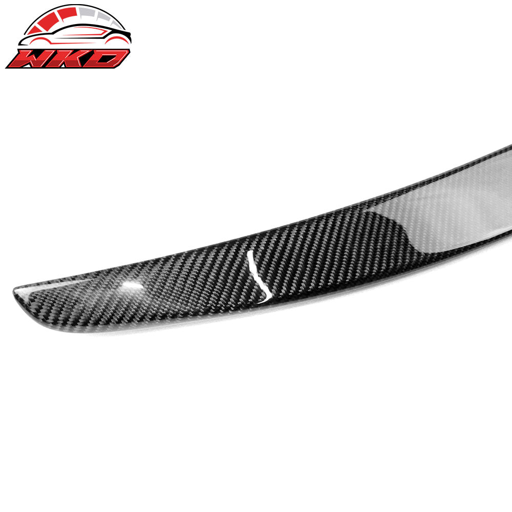 Fits 14-20 Benz W222 S-Class OE Style Trunk Spoiler Carbon Fiber Rear Boot Wing