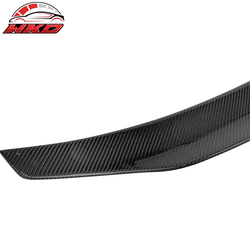 Fits 17-23 Benz W213 E-Class Trunk Spoiler PSM Style Carbon Fiber Rear Boot Wing
