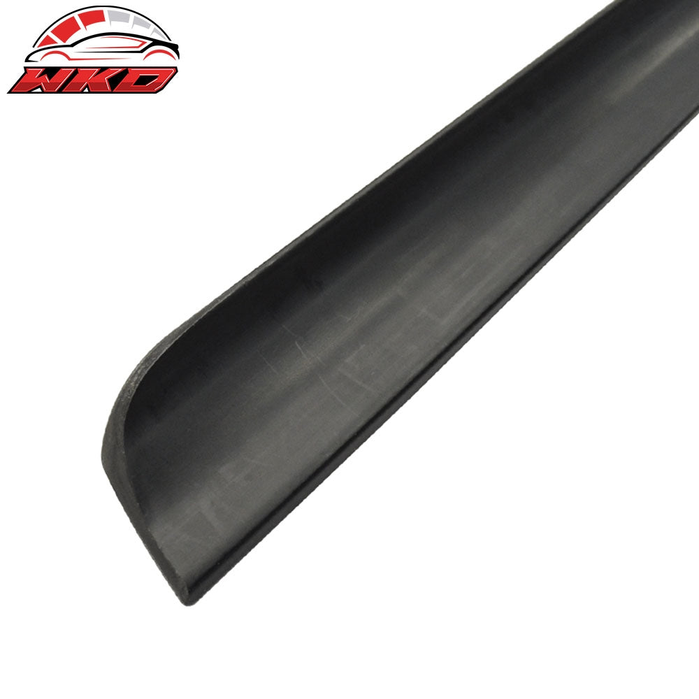 Fits 98-05 Volvo S80 4Dr PU Flexible Unpainted Black Trunk Spoiler