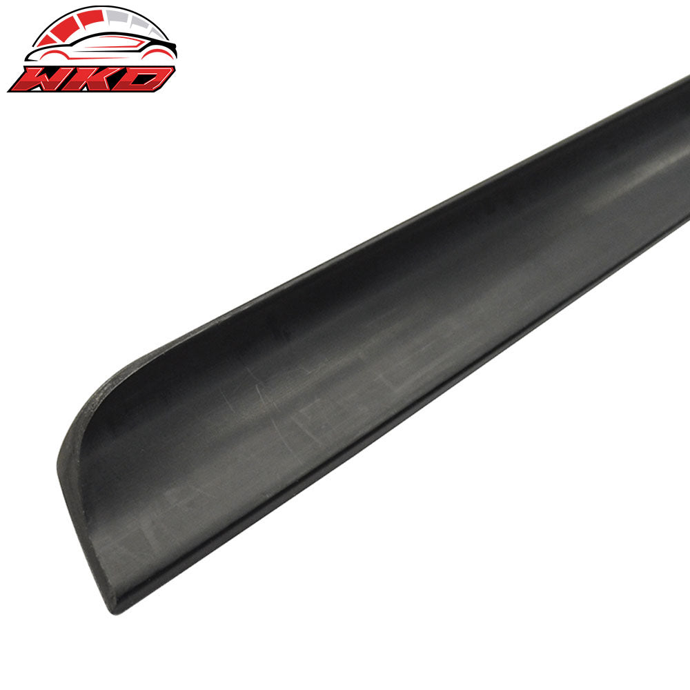 Fits 03-07 Honda Accord 7Th PU Flexible Unpainted Black Trunk Spoiler