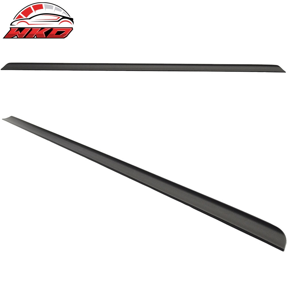 10-14 Audi A8 4H PV Style PU Flexible Trunk Spoiler Wing - Unpainted Black | Wholesale - Wikond Auto