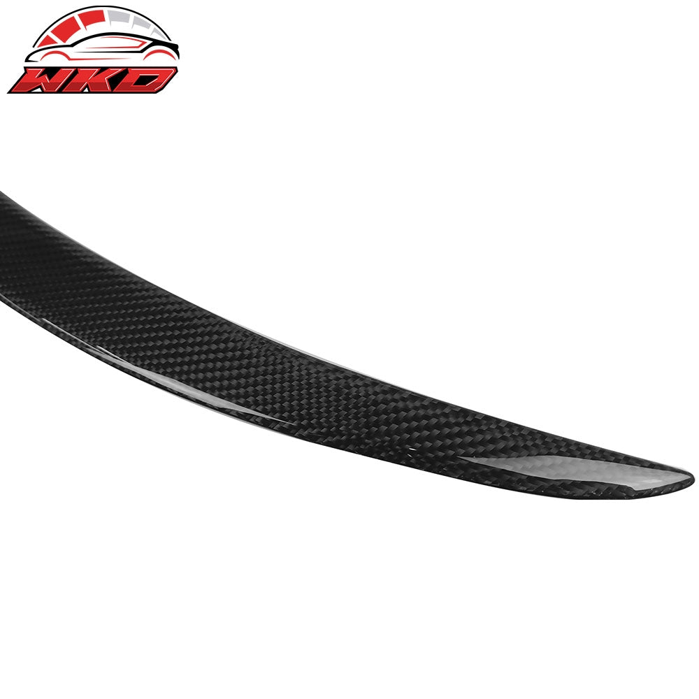 Fits 17-23 Tesla Model 3 Trunk Spoiler Performance Style Carbon Fiber Rear Wing