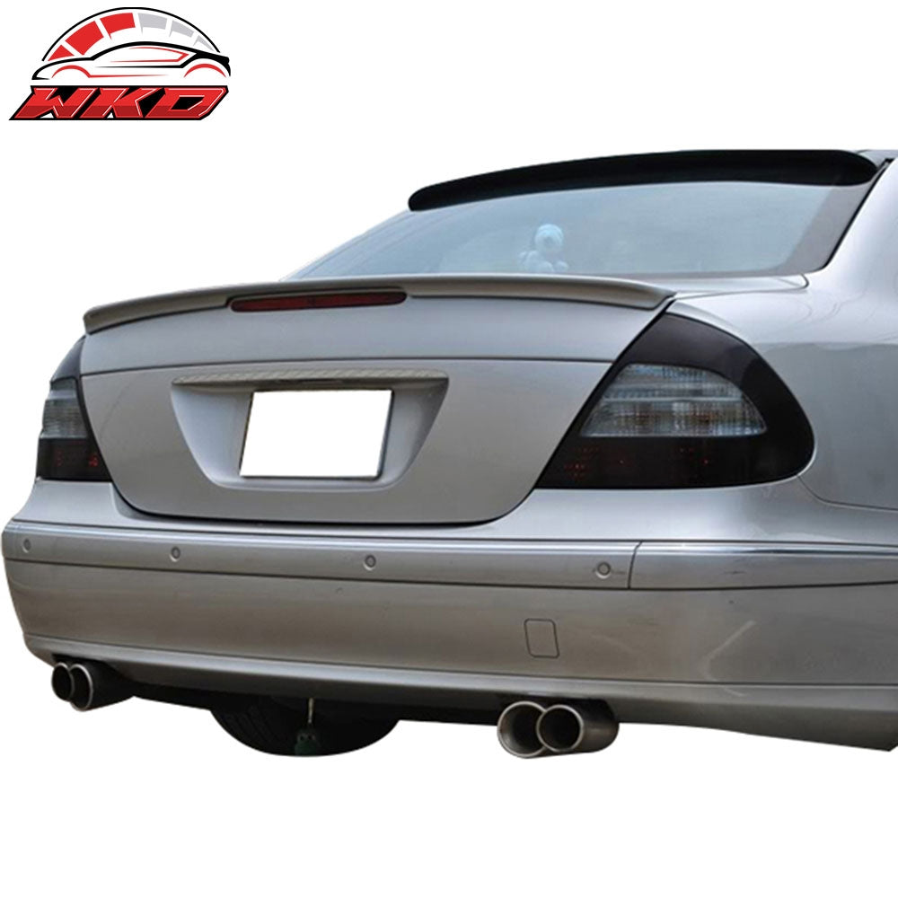 Fits W211 AMG Trunk Spoiler & L Roof Wing Painted #775 Iridium Silver Metallic