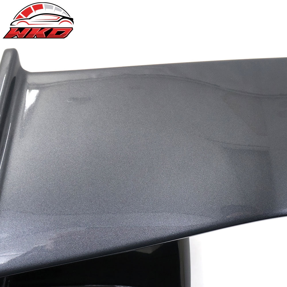 Fits 22-25 Subaru WRX STI Style Rear Trunk Spoiler Gloss Black & #P8Y Gray 5PCS