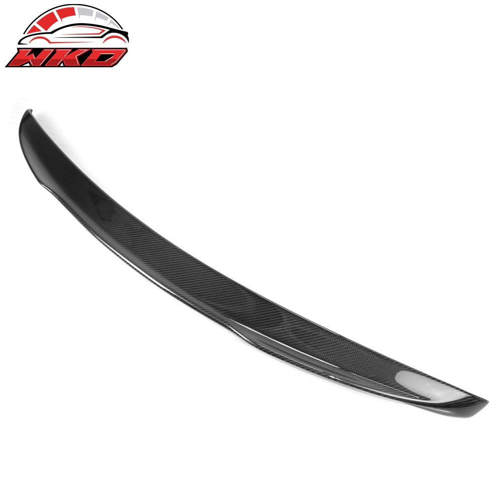 07-13 Benz W221 S-Class Trunk Spoiler V Style Carbon Fiber Rear Boot Wing | Wholesale - Wikond Auto