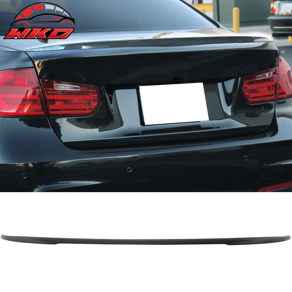 Fits 12-18 BMW F30 3 Series Sedan Performance Style Trunk Spoiler Wing Unpainted