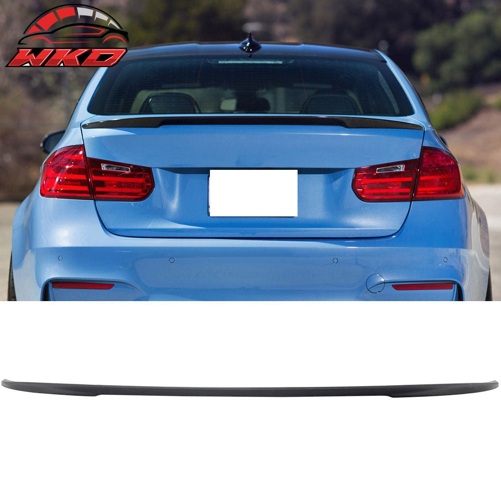 Fits 14-19 BMW 3-Series F80 Sedan Performance Style Trunk Spoiler Unpainted ABS
