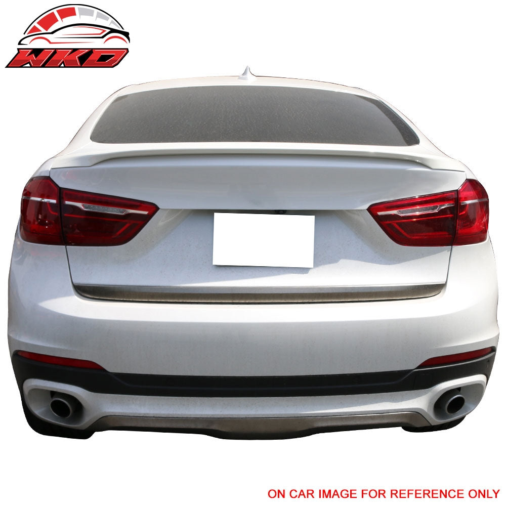 Fits 15-19 BMW F16 X6 F86 Performance Style Trunk Spoiler Lip Painted #416 Black
