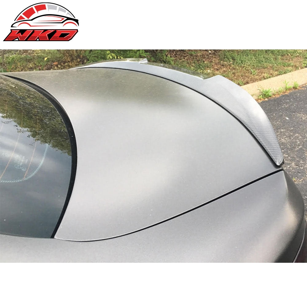 Fits 07-13 E82 Coupe M4 Style Painted #416 Carbon Black Metallic Trunk Spoiler