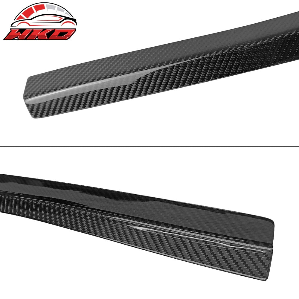 Trunk Add On Gurney Flap Spoiler Fits 15-21 Subaru WRX STI Style Carbon Fiber CF