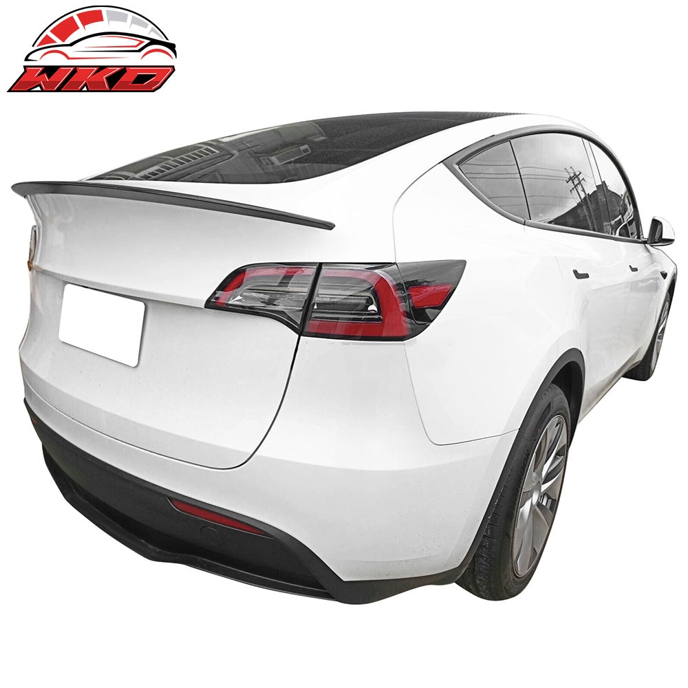 Fits 20-25 Tesla Model Y OE Style Rear Trunk Spoiler Painted #PMNG Steel Gray