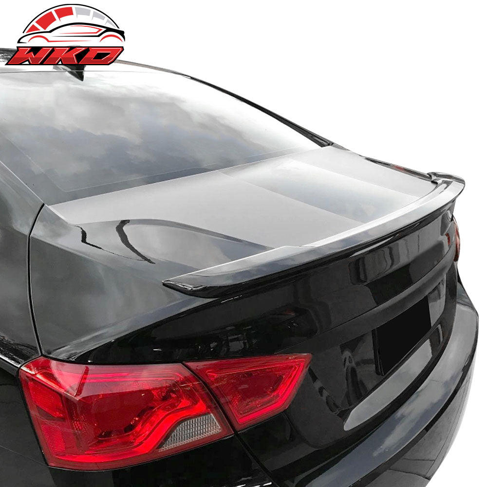Fits 14-21 Chevy Impala Factory Style Trunk Spoiler Painted #WA8555 Black