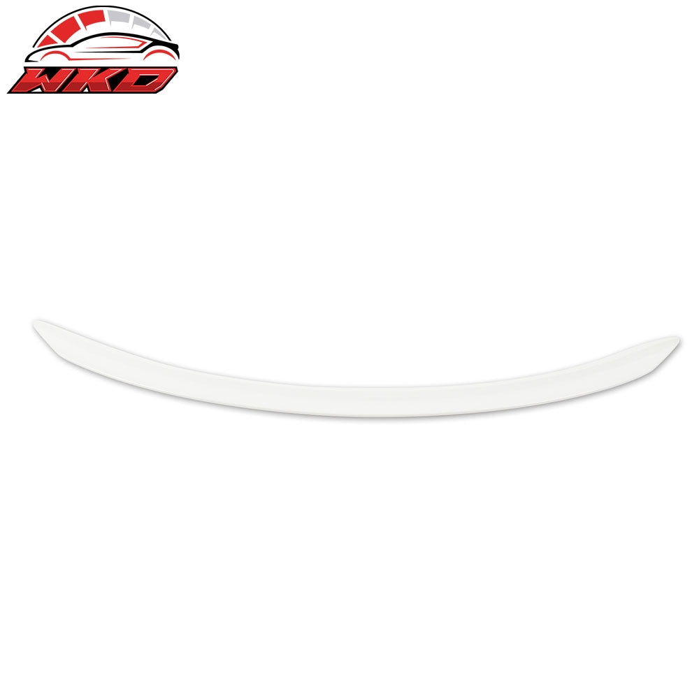 Fits 19-23 Benz C257 CLS-Class AMG Style White Rear Trunk Spoiler Lid Wing Lip