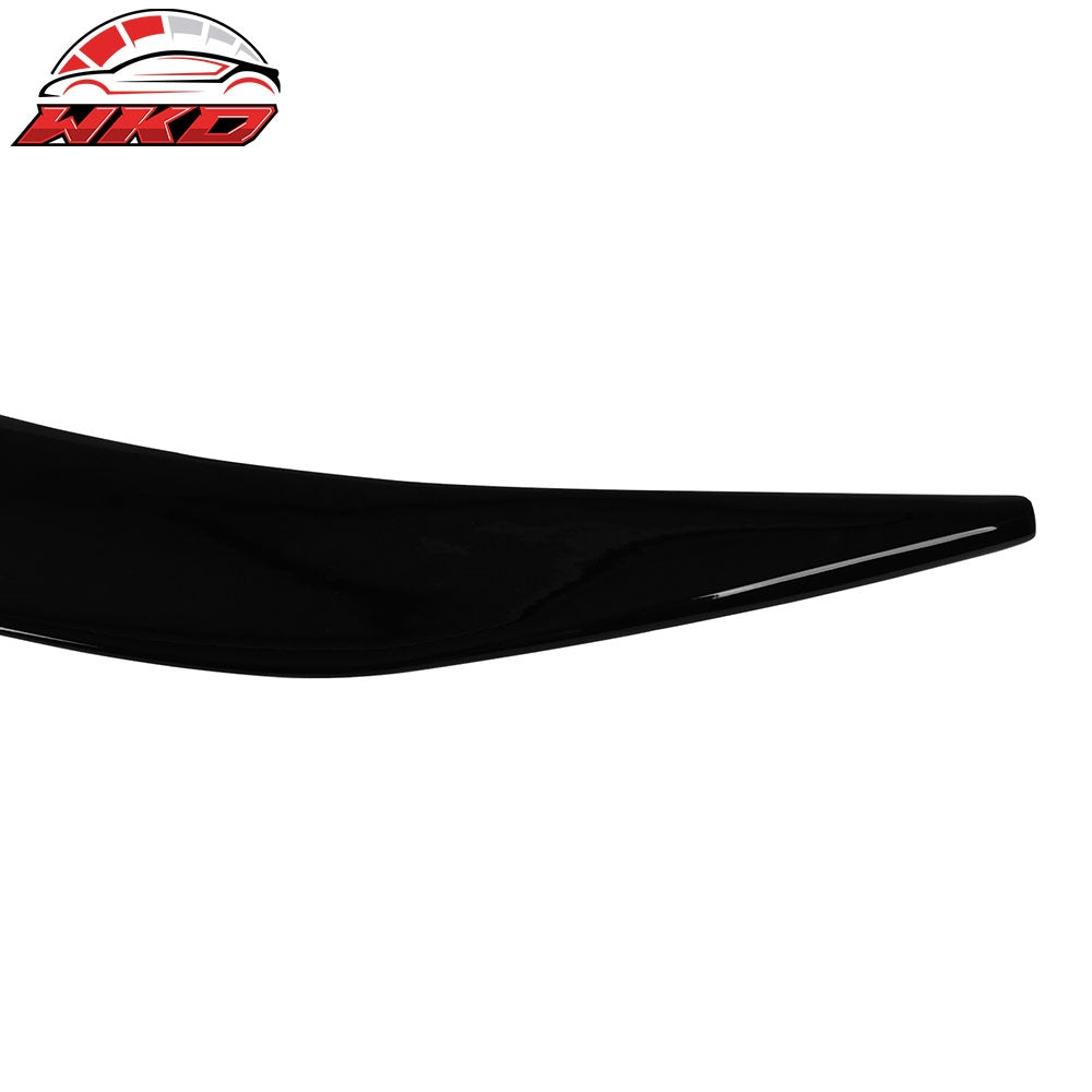 Fits 17-23 Tesla Model 3 V Style Gloss Black Rear Trunk Spoiler Tail Wing Lip