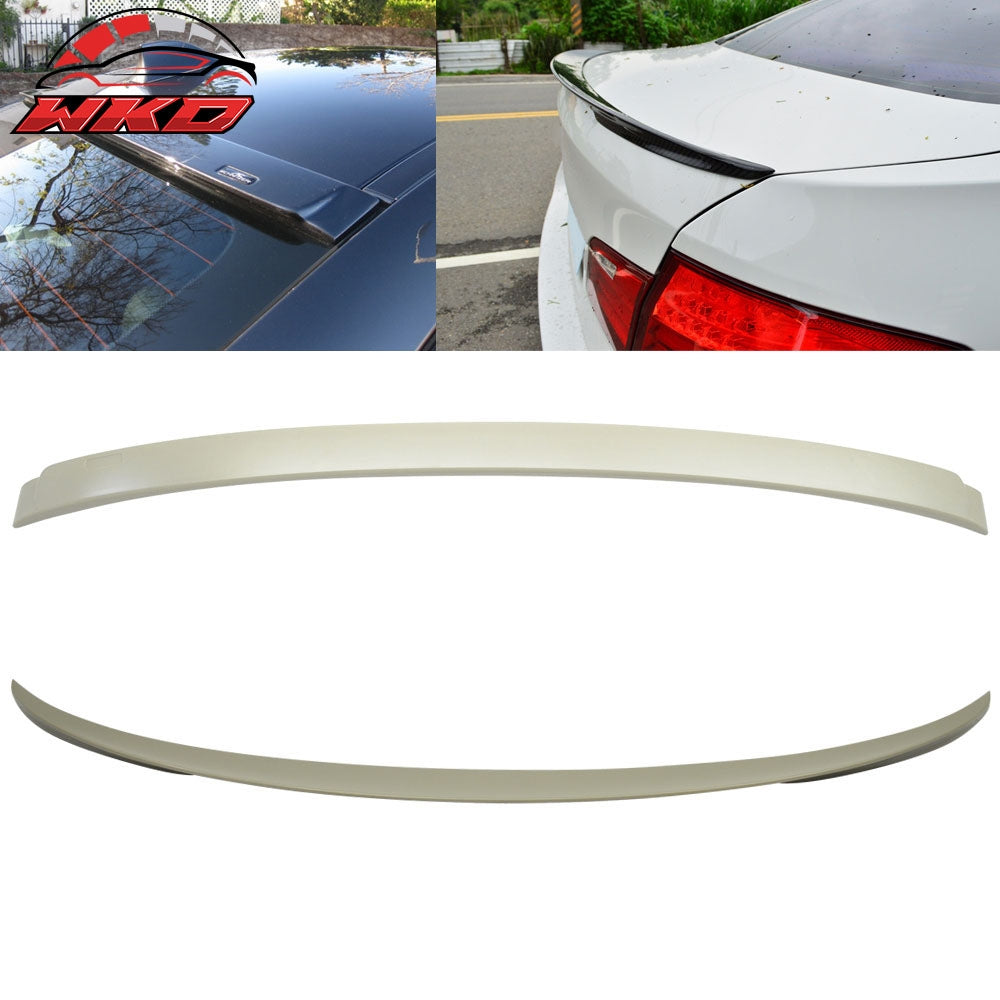 Fits 11-16 BMW F10 5 Series Sedan P Style Trunk Spoiler + AC Style Roof Spoiler