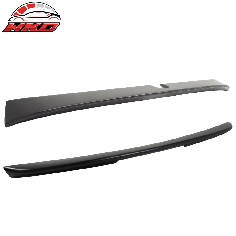 Fits 01-07 Benz W203 Sedan AMG Trunk Spoiler & L Type Roof Wing Unpainted ABS