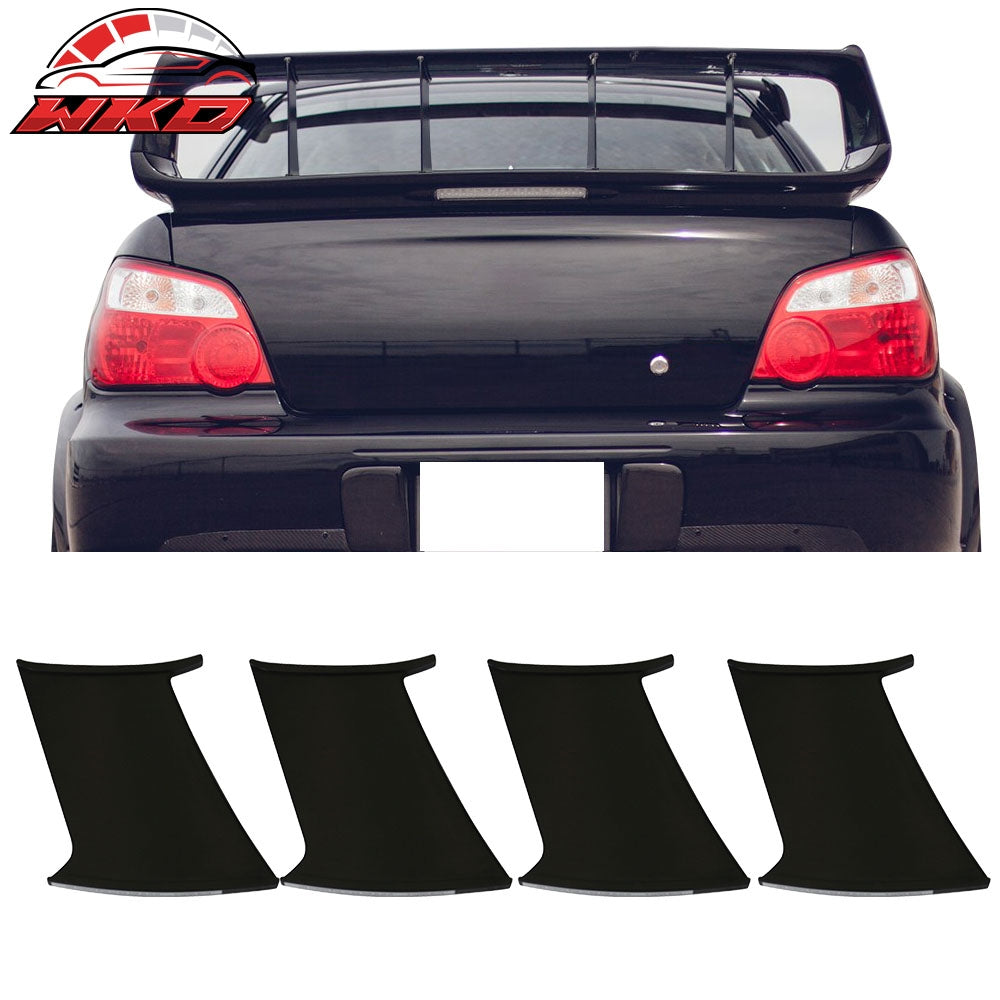 Fits 02-07 Subaru Impreza WRX STI Trunk Spoiler Wing Support Stabilizer ABS 4PCS
