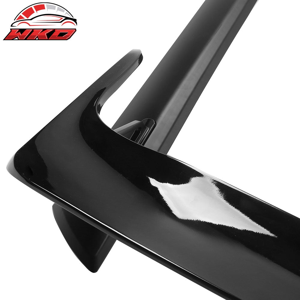 For 22-26 Honda Civic Hatchback Type-R Gloss Black Trunk Spoiler Mounting Plates