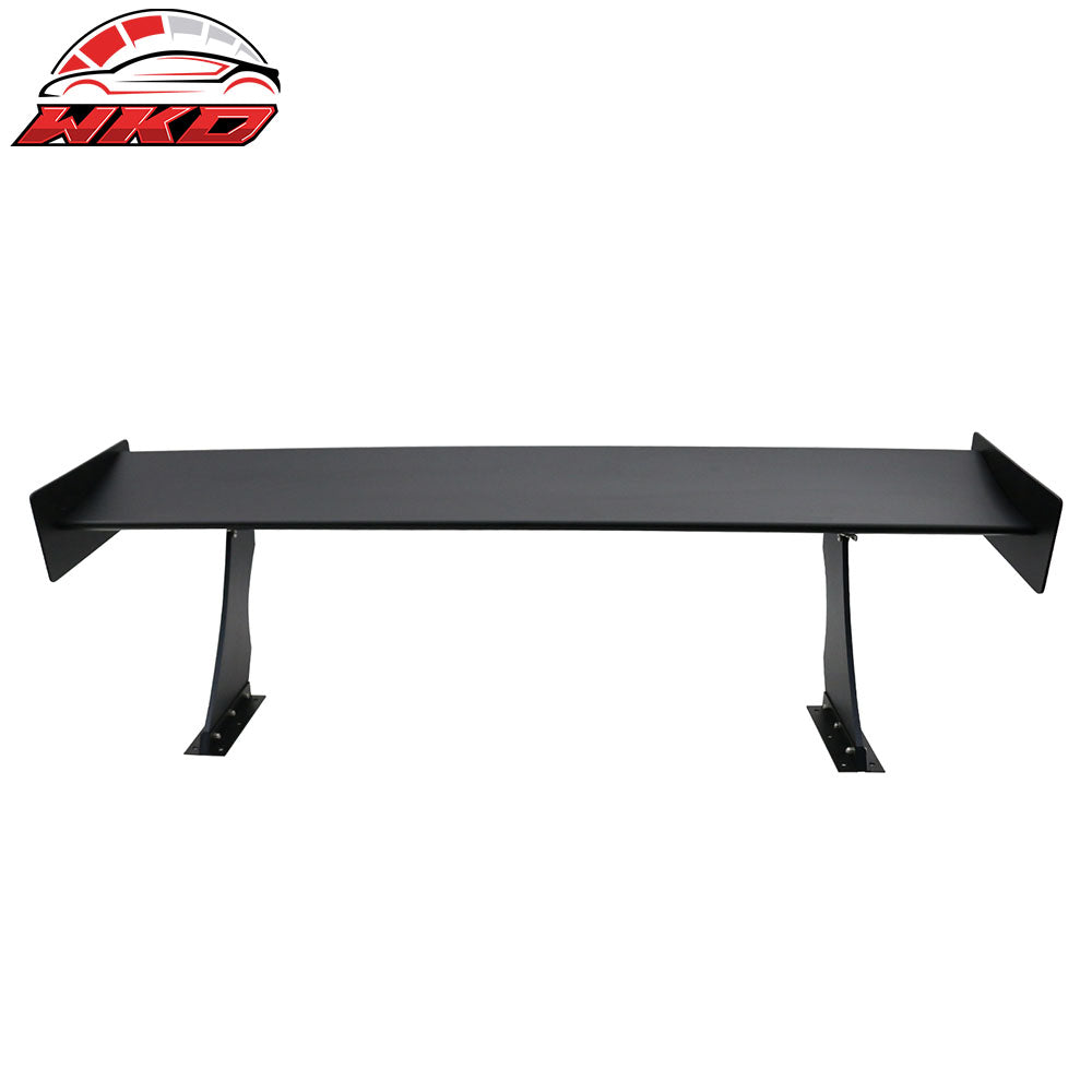 Universal 61" GTC250 Style Trunk Spoiler Rear Racing Wing (V4B Leg + Side Plate)