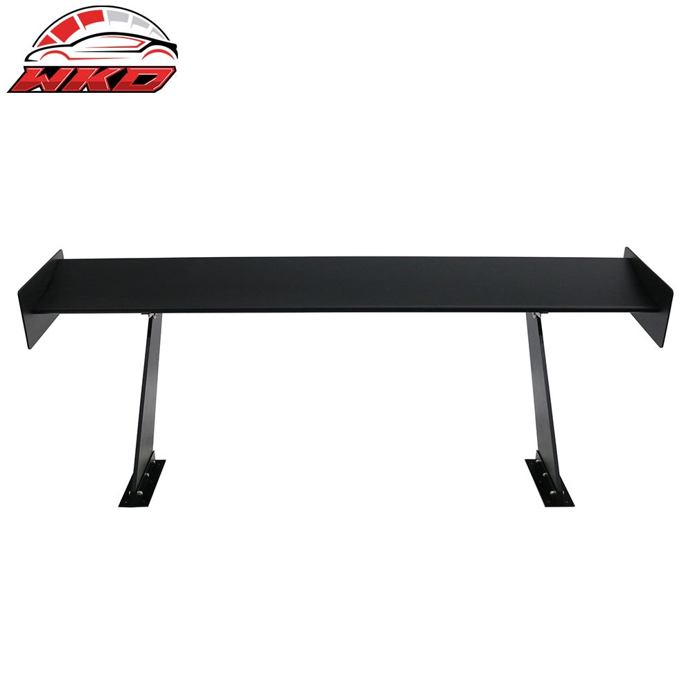 Universal 61" GTC250 Style Trunk Spoiler Rear Racing Wing (V4D Leg + Side Plate)
