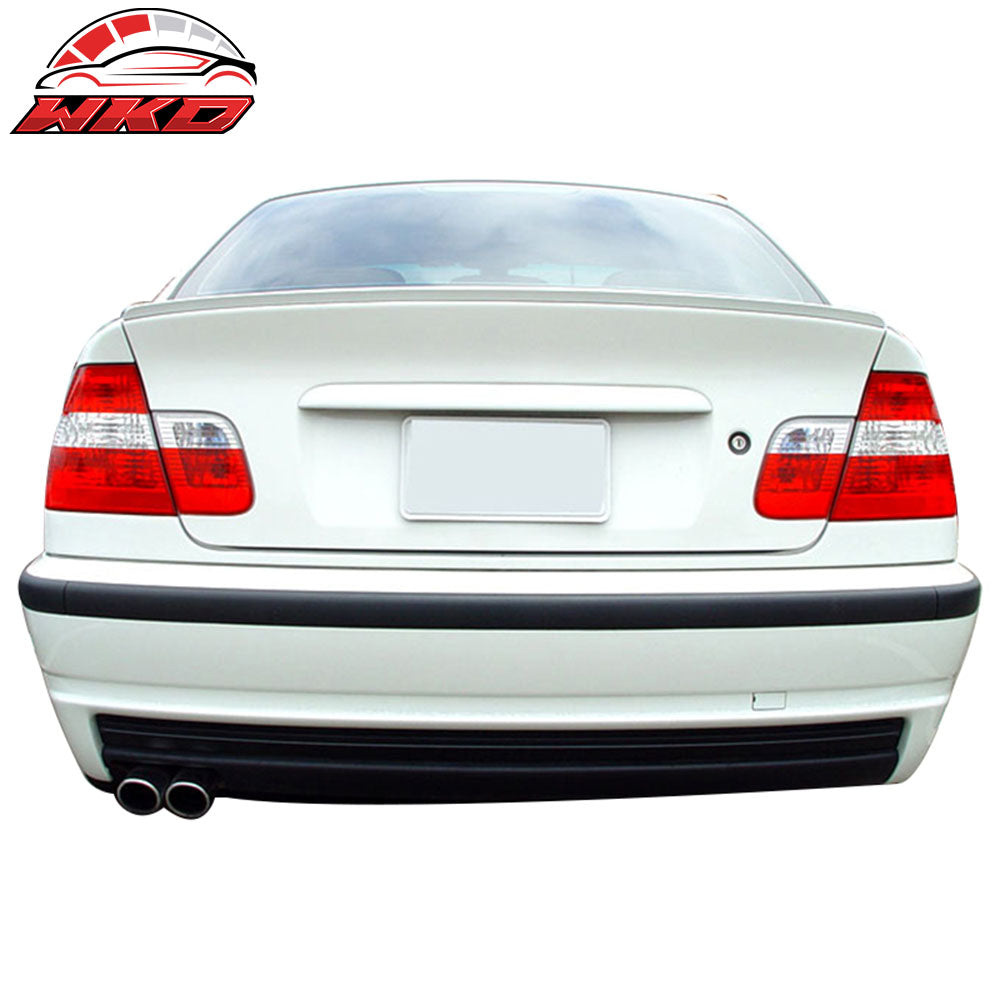 Fits 07-12 Lexus LS460 Sedan PV Style Trunk Spoiler Wing Unpainted Black - PU