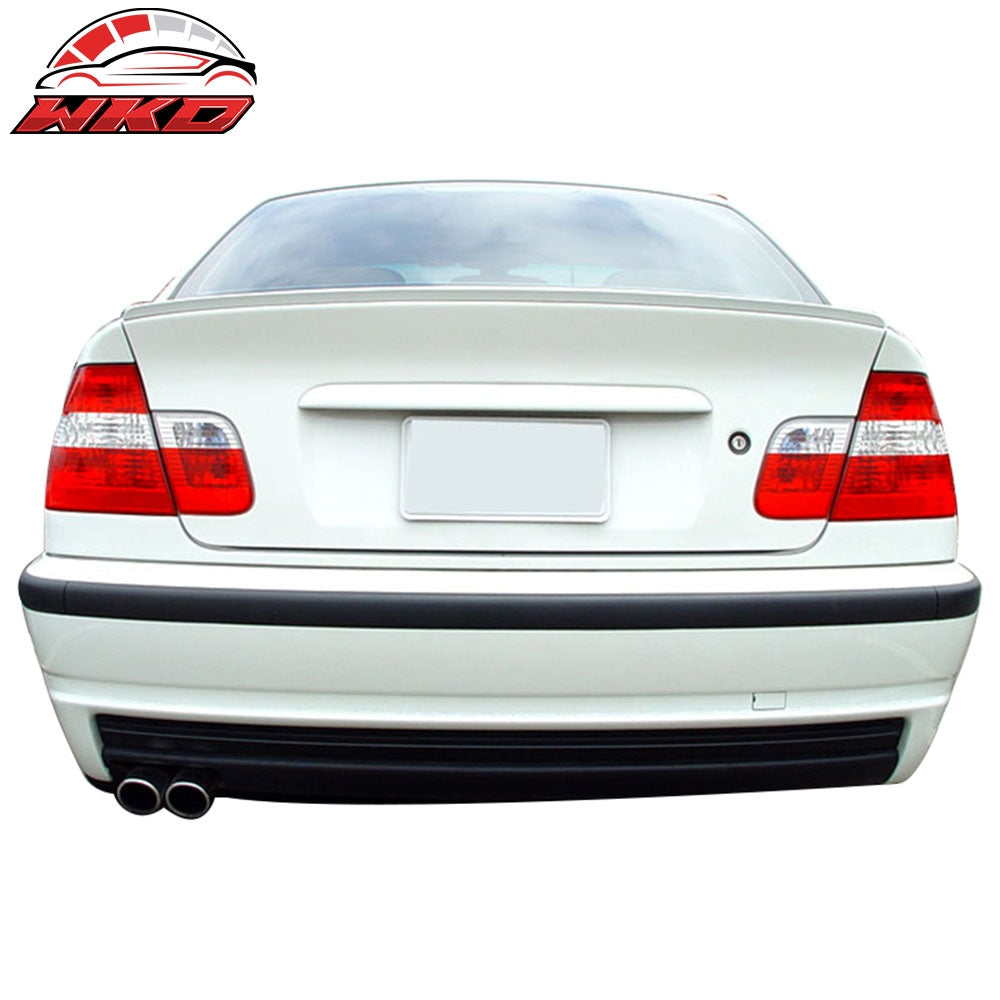 Fits 07-12 Lexus LS460 Sedan PV Style Trunk Spoiler Wing Unpainted Black - PU