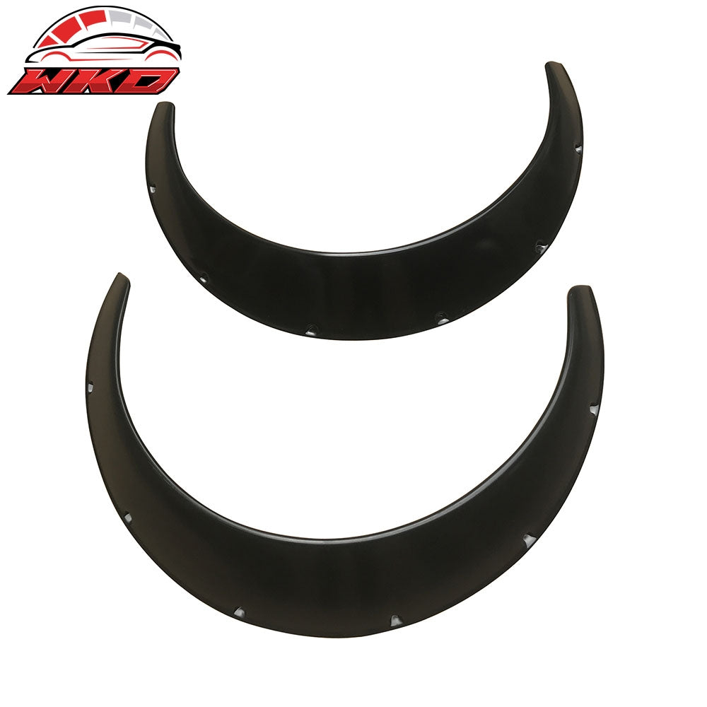 90MM 2x Universal Car Rear Fender Flares Guard Extra Wide Body Wheel Arches
