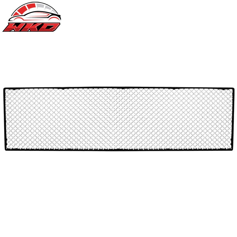 Wholesale Universal Woven Mesh Lock Crimp Front Insert Grille Grill Stainless Steel Chrome