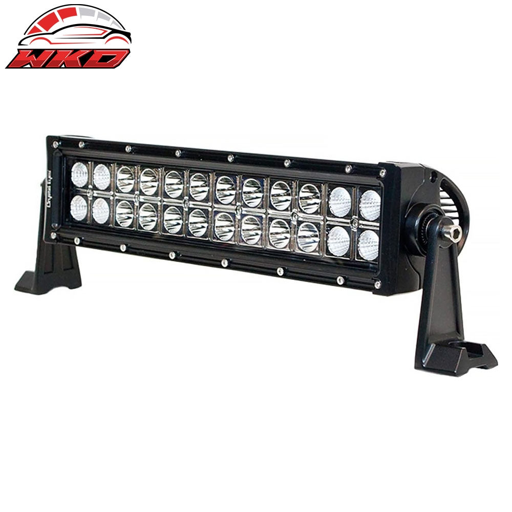 13" 72W LED Work Light Bar Spot Flood Combo Driving Offroad SUV ATV Jeep Truck