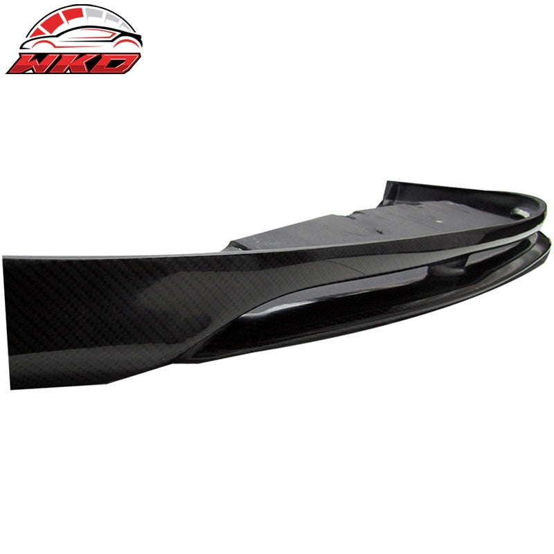 Fits 06-08 VW Golf 5 GTI Carbon Front Bumper Lip Spoiler Matte Carbon Fiber