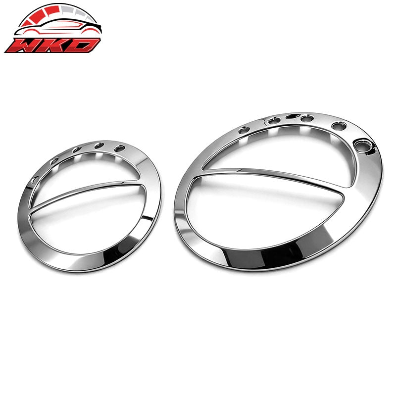 Fits 98-05 Volkswagen Beetle Chrome Tail Light Bezels Cover Frame ABS 2PCS Set