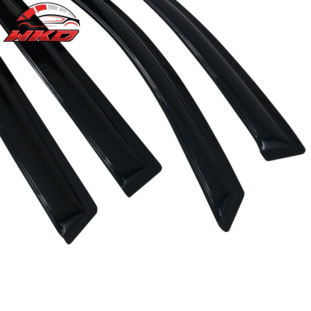 Fits 07-13 Acura MDX YD2 Window Visors Acrylic Wind Deflector Rain Guard 4Pc Set