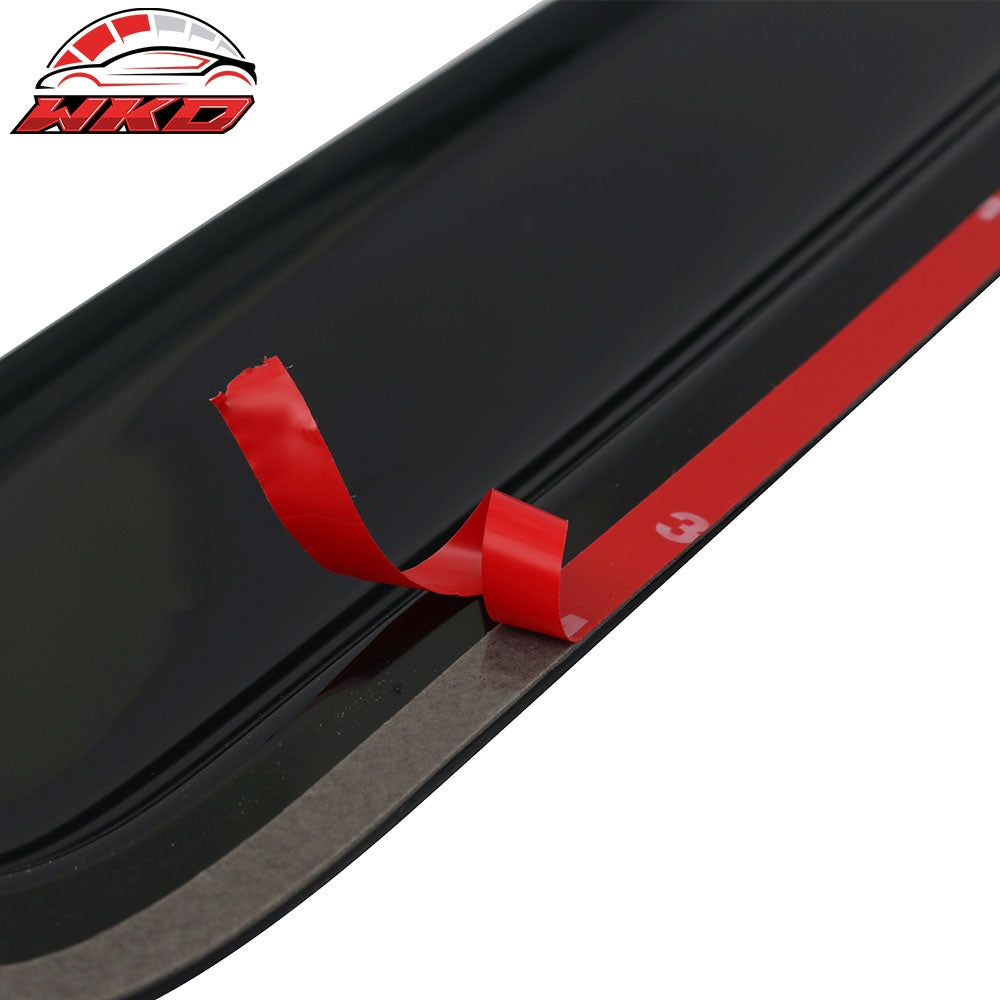 Fits 98-01 Nissan Altima Tape-On Window Visors Sun Rain Guards Deflectors 4PCS
